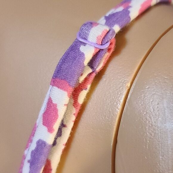 Joe Boxer 3 Tier Ruffle Purple Kaleidoscope Tub Top - Picture 10 of 10